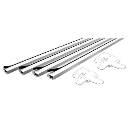 Prime-Line Prime-Line White Aluminum 5/16 in. W X 3/4 in. L Screen Frame Kit 1 pk PL7814